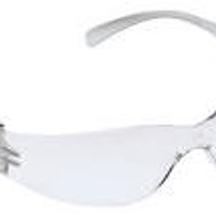 GAFAS DE SEGURIDAD SIN MONTURA LENTES CLARAS ANTIARAÑAZOS.