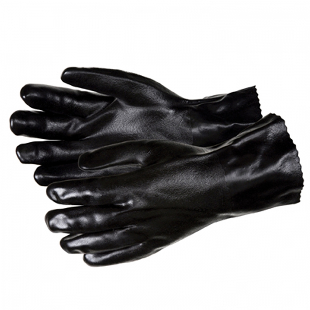 GUANTE NEGRO DE PVC 14