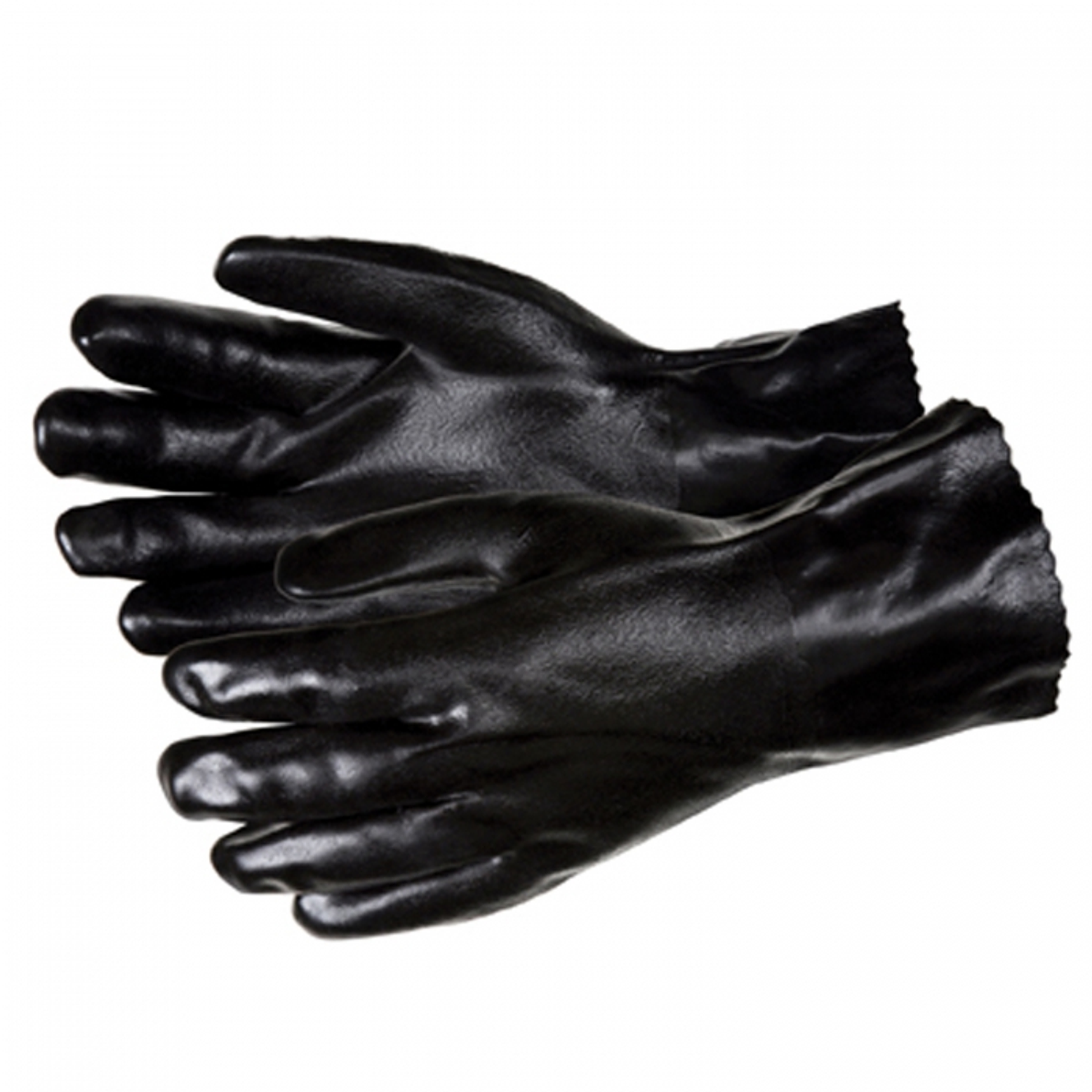 GUANTE NEGRO DE PVC 14