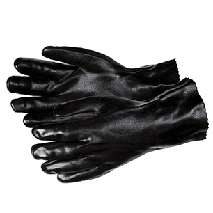 GUANTE NEGRO DE PVC 14