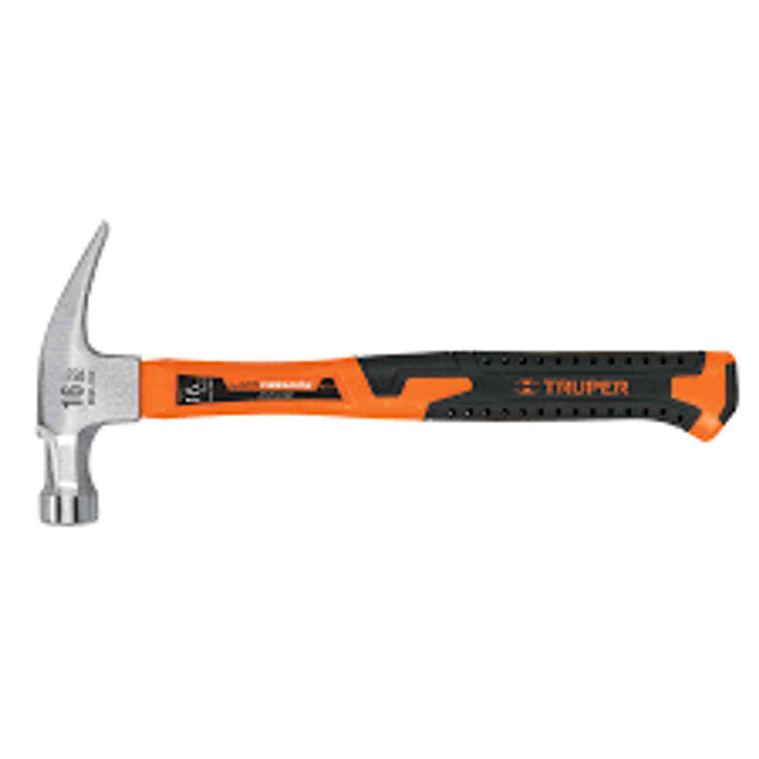MARTILLO 16 OZ UÑA RECTA, MANGO FIBRA DE VIDRIO, TRUPER 1