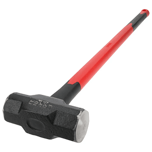 Marro octagonal cabeza maquinada con mango de fibra de vidrio de 36