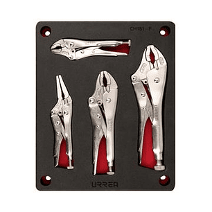 Juego de pinzas de presión, 4 piezas