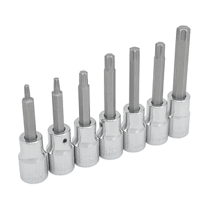 Juego de dados con punta Torx cuadro de 1/2