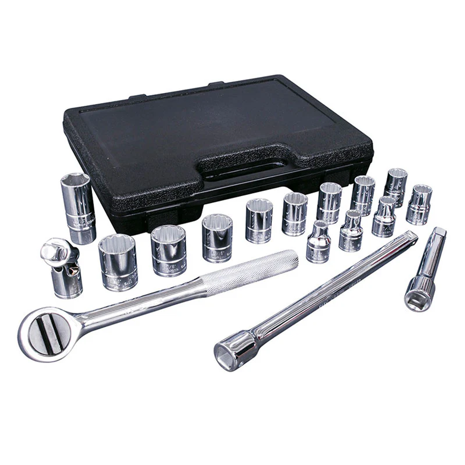 Juego de dados y accesorios cuadro de 1/2