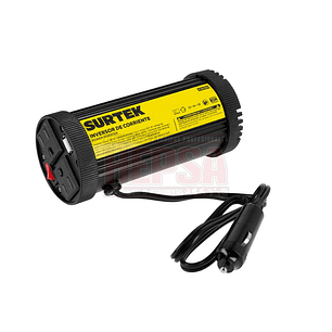 Inversor de corriente 12 V DC 120 V AC, 150 W