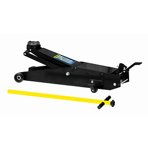 Gato hidráulico de patín con mango de grip plástico antiderrapante, 5 ton