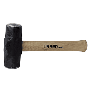 Marro octagonal cabeza maquinada con mango de madera de 12