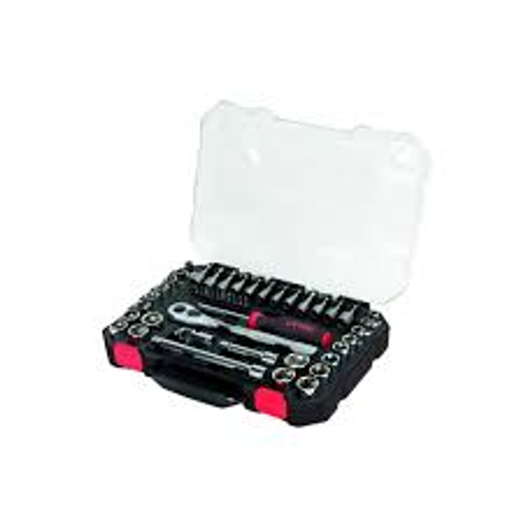 Juego de dados y accesorios cuadro de 3/8