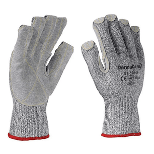 GUANTE ANTI CORTE CON CARNAZA WOLF KING TALLA MEDIANA (TALLA 8)