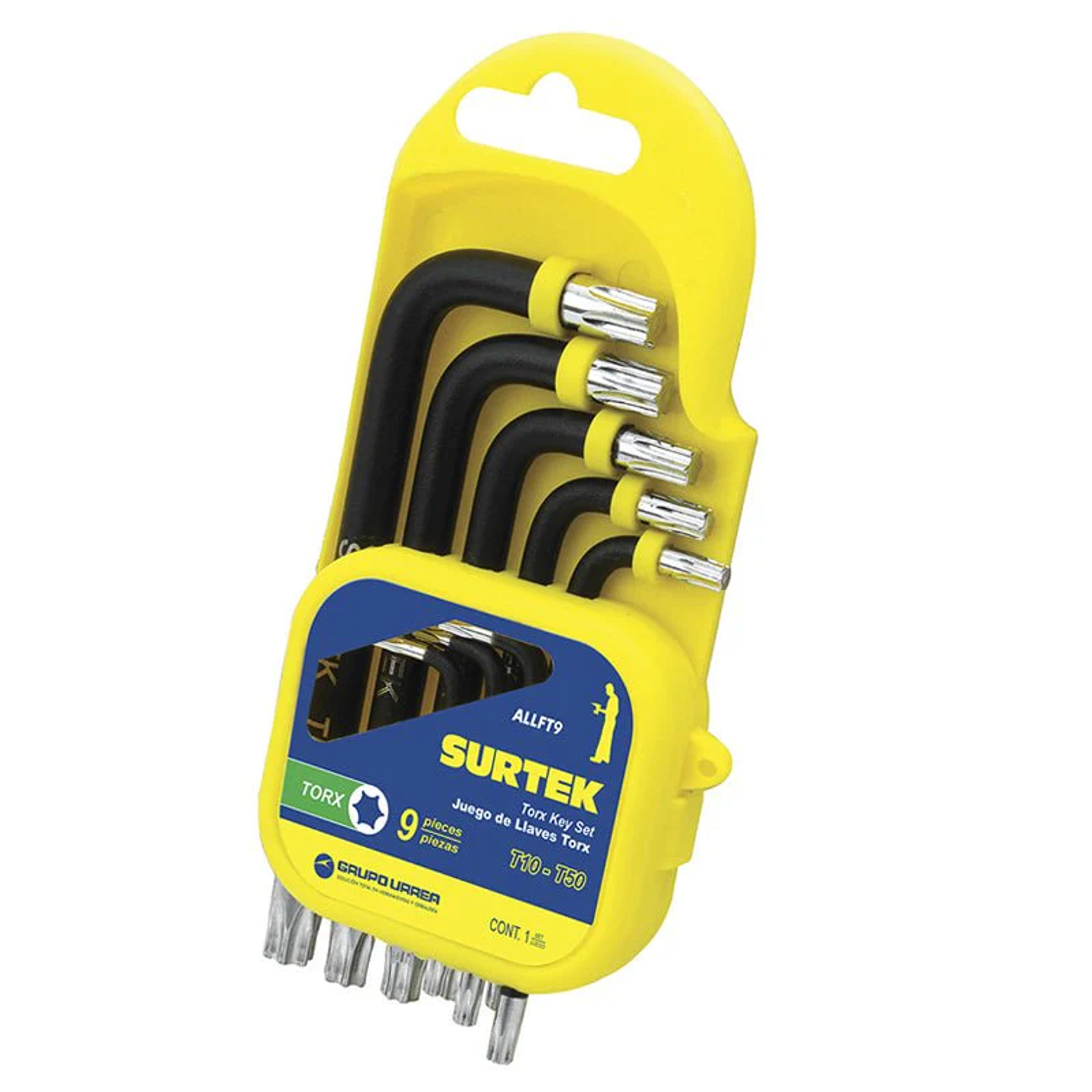 Juego de llaves hexagonales tipo 