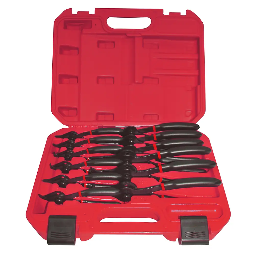 Juego de pinzas para anillos de retención, 12 piezas 1