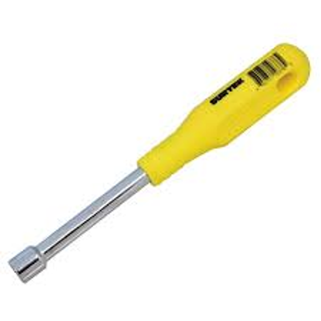Destornillador con mango amarillo, de caja en pulgadas 5/16