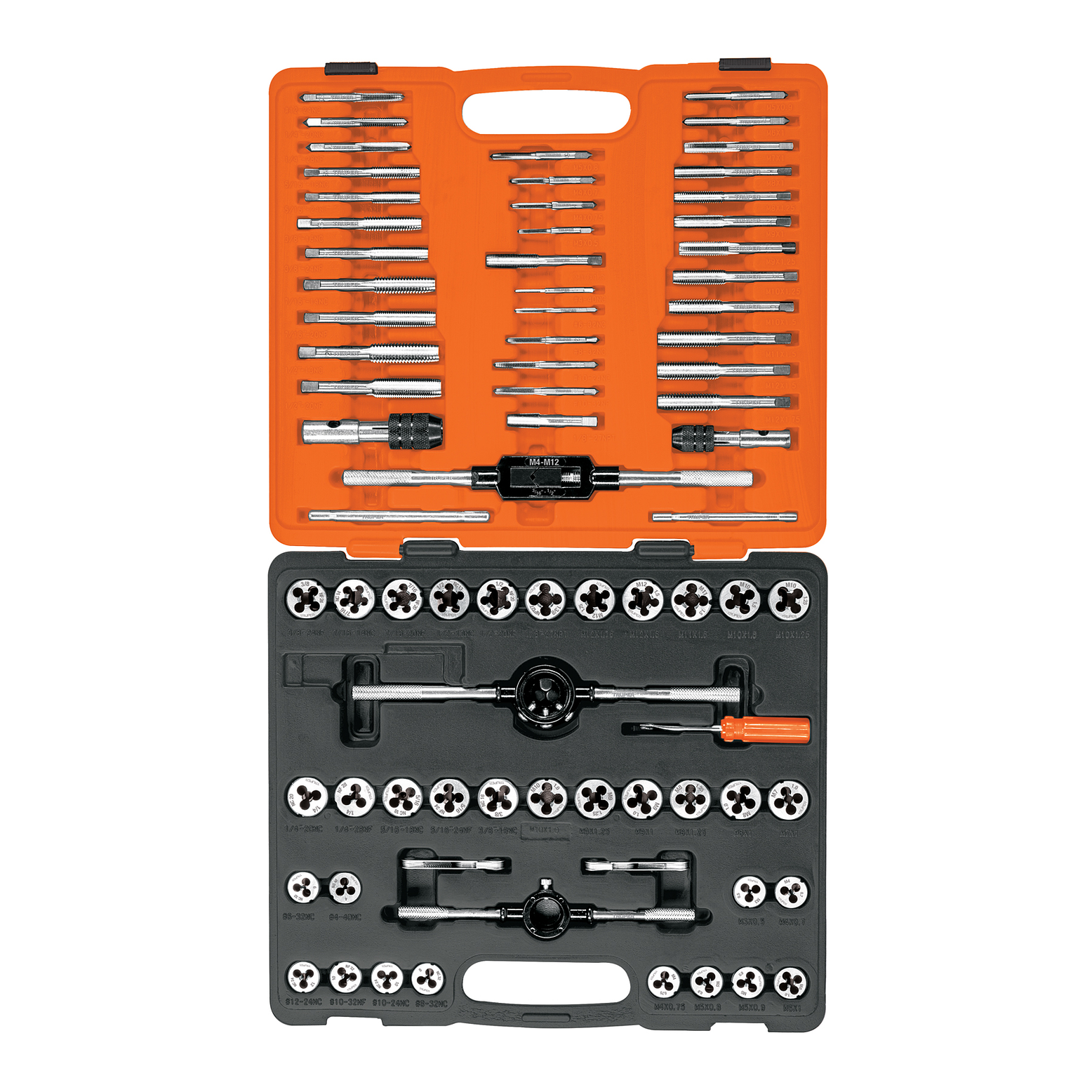 JUEGO DE MACHUELOS Y TARRAJAS 76 PIEZAS 1