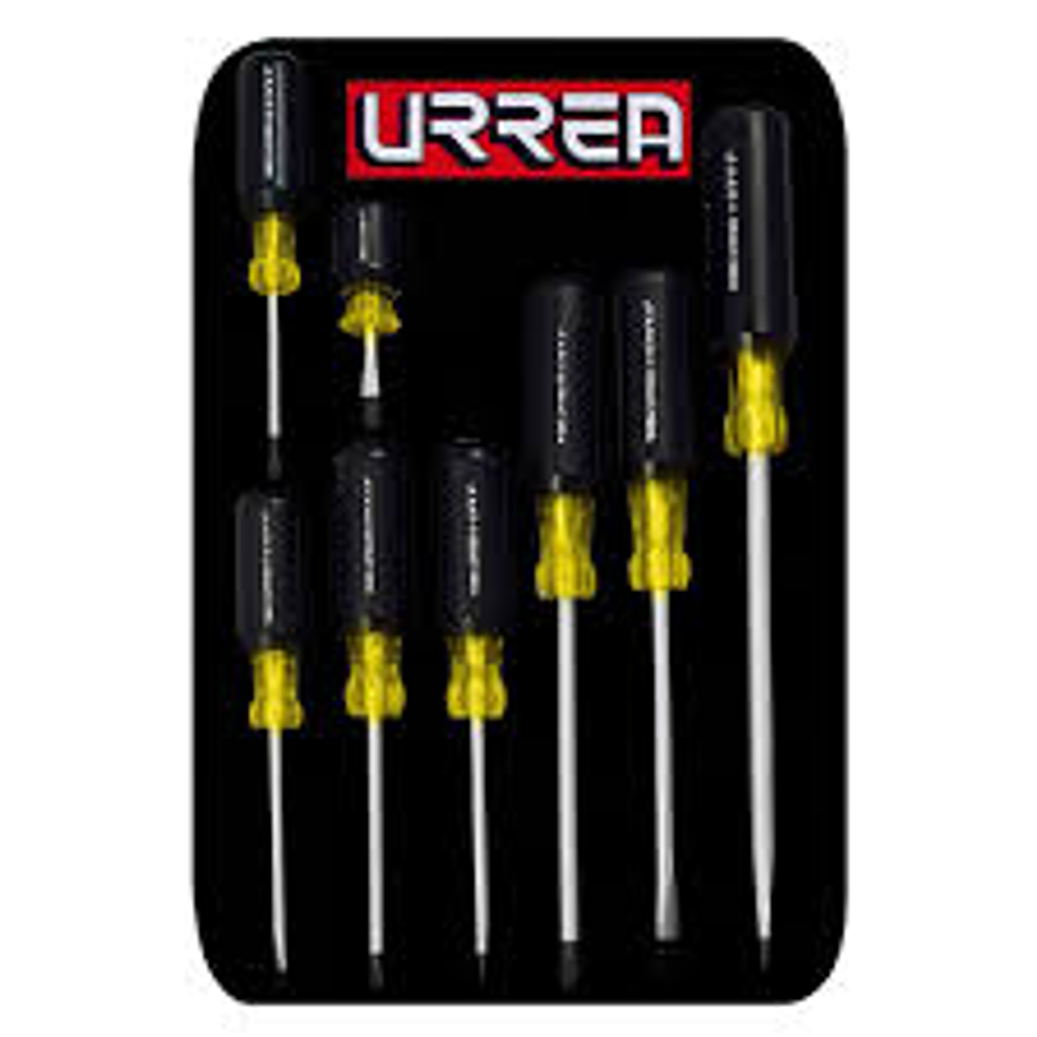 Juego de destornilladores con mango cushion grip, combinados, 8 piezas 1