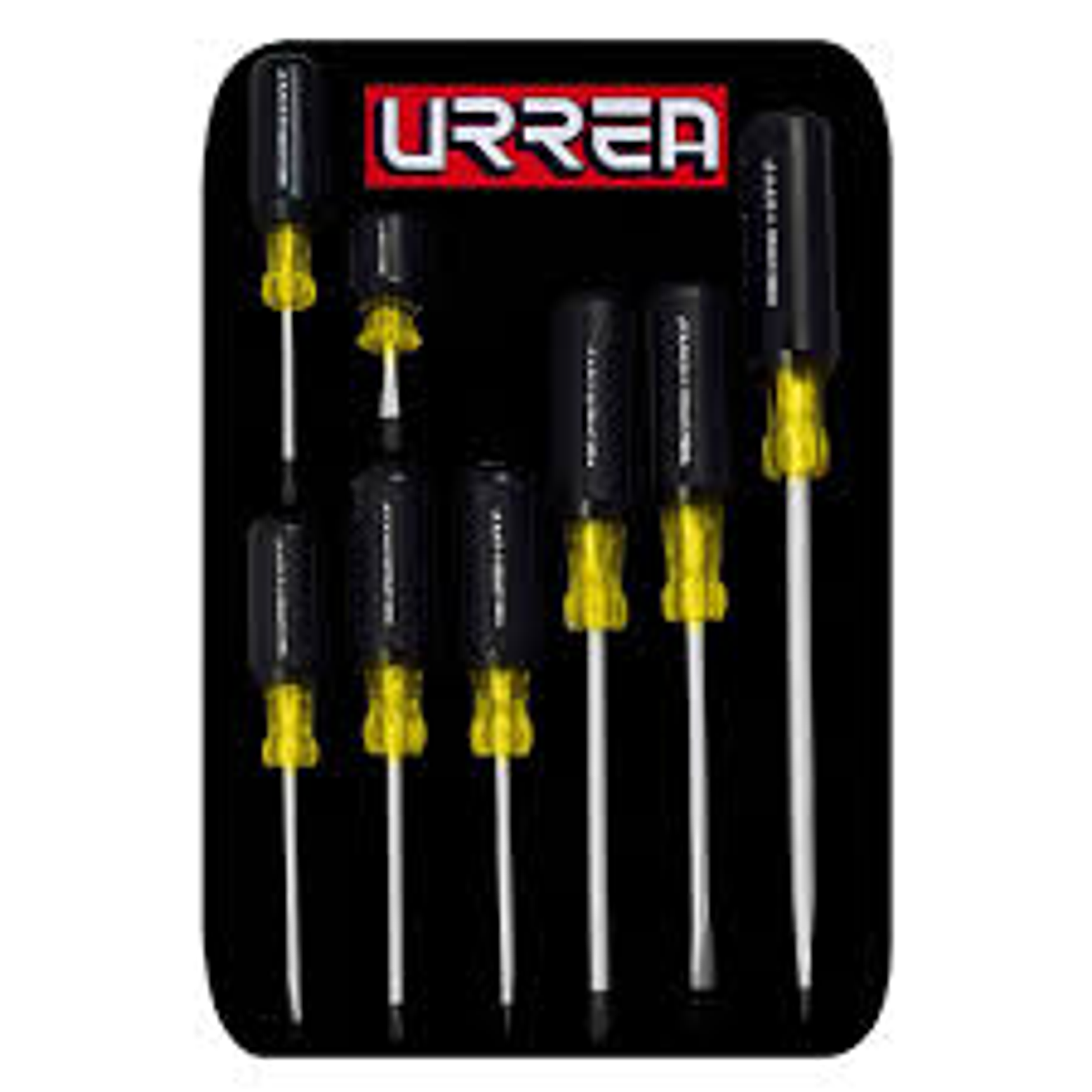 Juego de destornilladores con mango cushion grip, combinados, 8 piezas 1