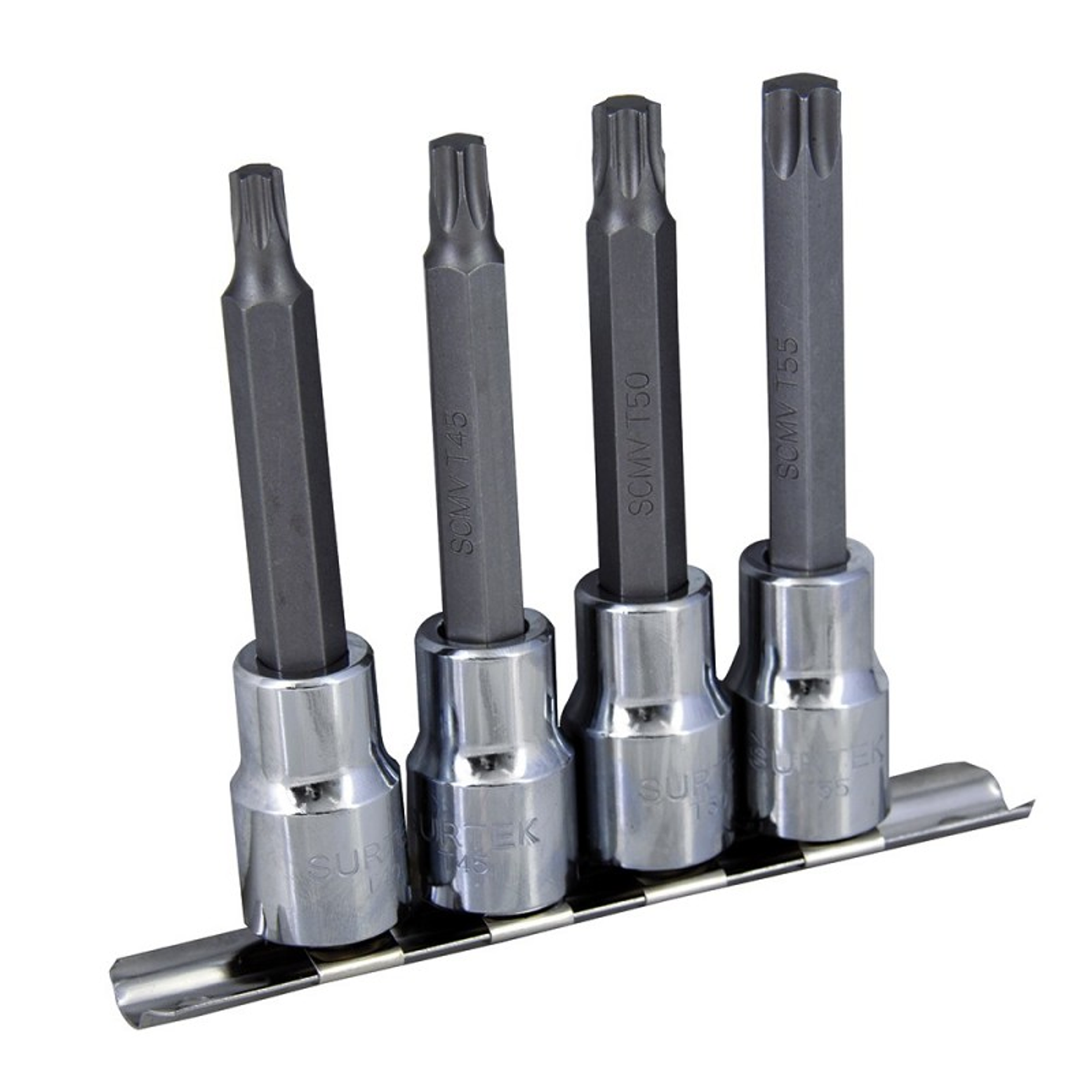 Juego de dados con punta torx cuadro de 1/2