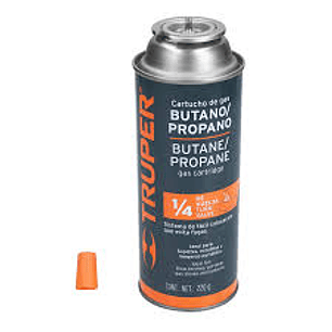 GAS BUTANO PARA SOPLETE  220 GR ENTRADA 1/4