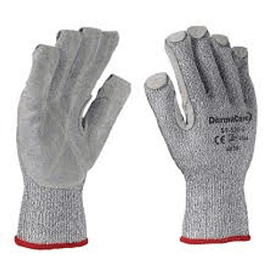 GUANTE ANTI CORTE CON CARNAZA WOLF KING TALLA XS (TALLA 6)