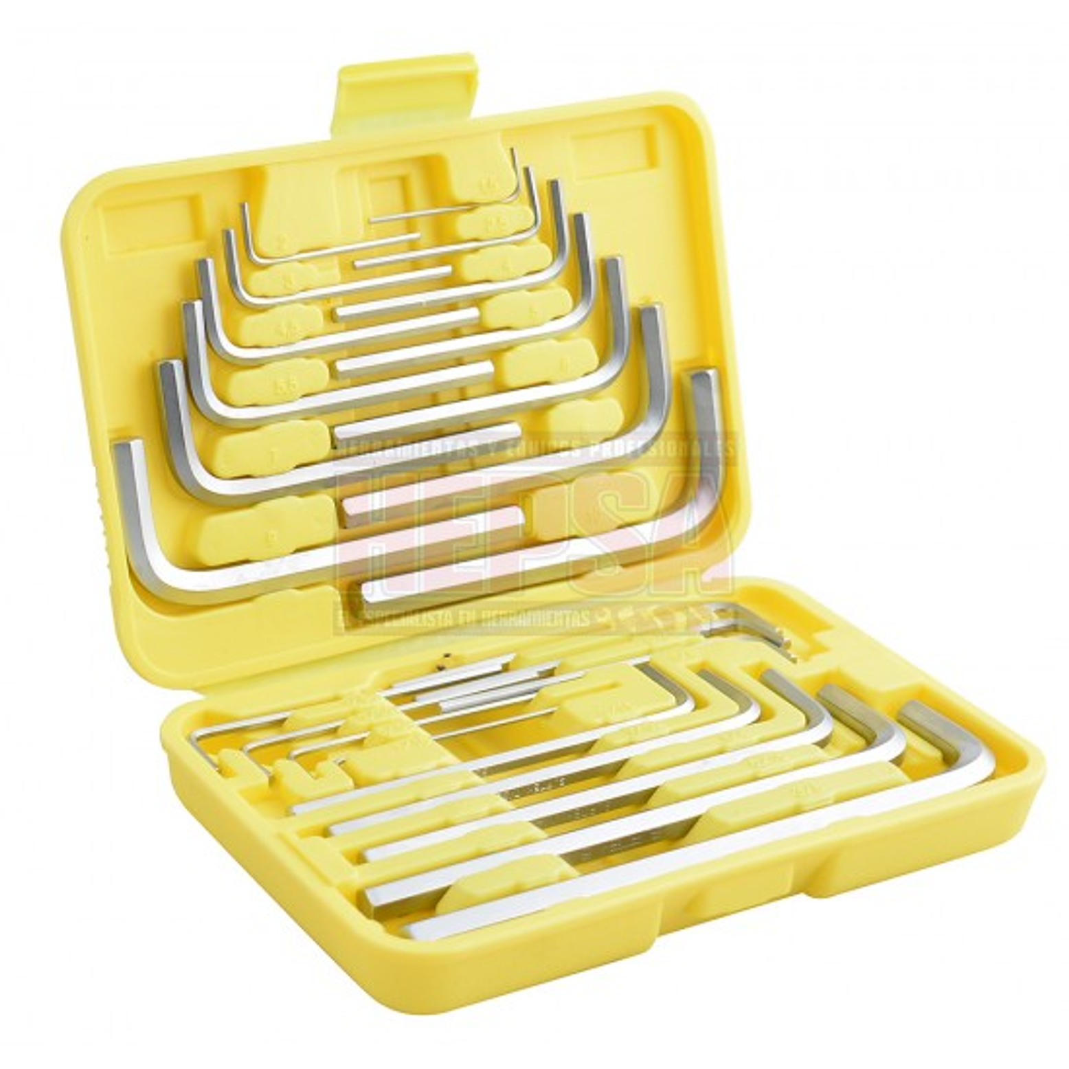 Juego de llaves hexagonales tipo 