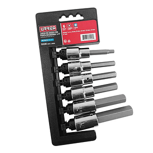 JUEGO DE DADOS PUNTA HEXAGONAL ENTRADA 1/2