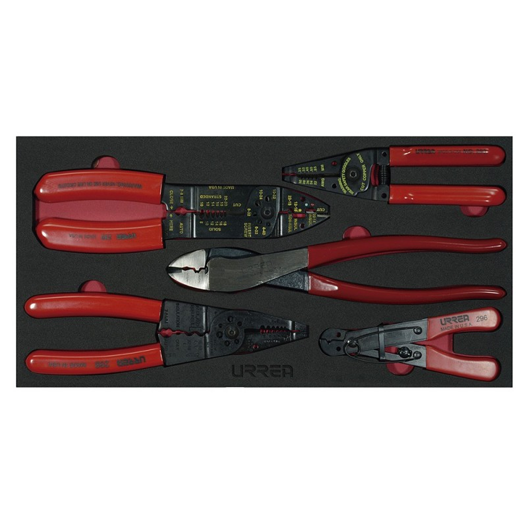 Juego de pinzas pela cable, 5 piezas 1