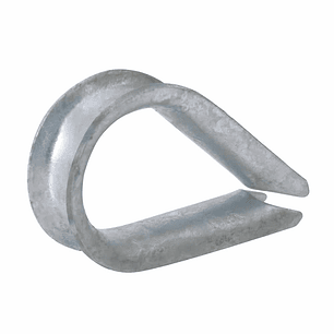 Guardacabo para cable de acero 3/4