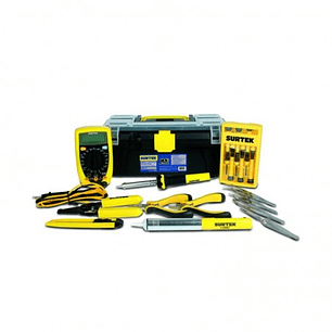 Juego combinado de herramientas para electricista, 18 piezas