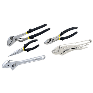 JUEGO DE MINI PINZAS DE 4 PULGADAS 5 PIEZAS