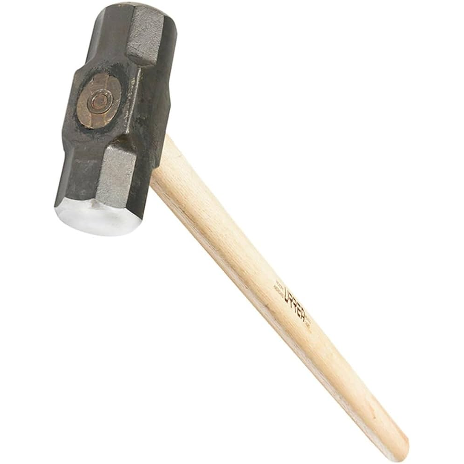 Marro octagonal cabeza maquinada con mango de madera de 36