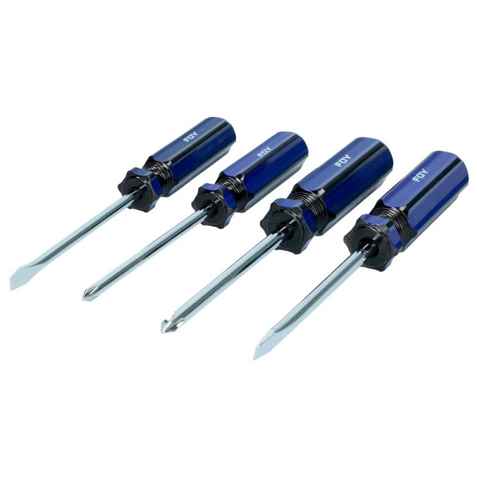 Juego de destornilladores con mango de PVC combinados, 4 piezas 1