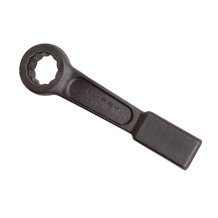 Llave de golpe plana fosfatizada métrica, 12 puntas, 65 mm