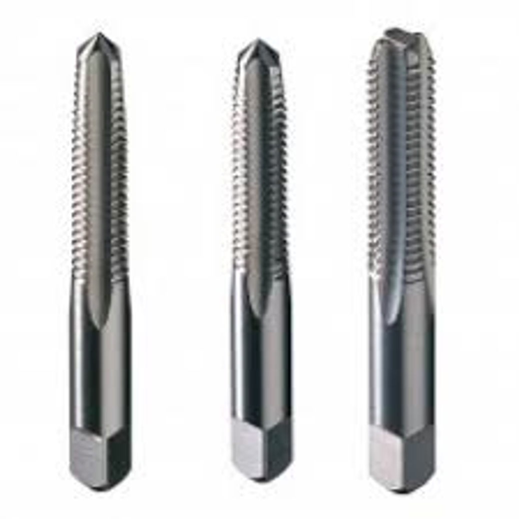 JUEGO DE MACHUELOS ACERO CARBON 1.1/2 6NC 1