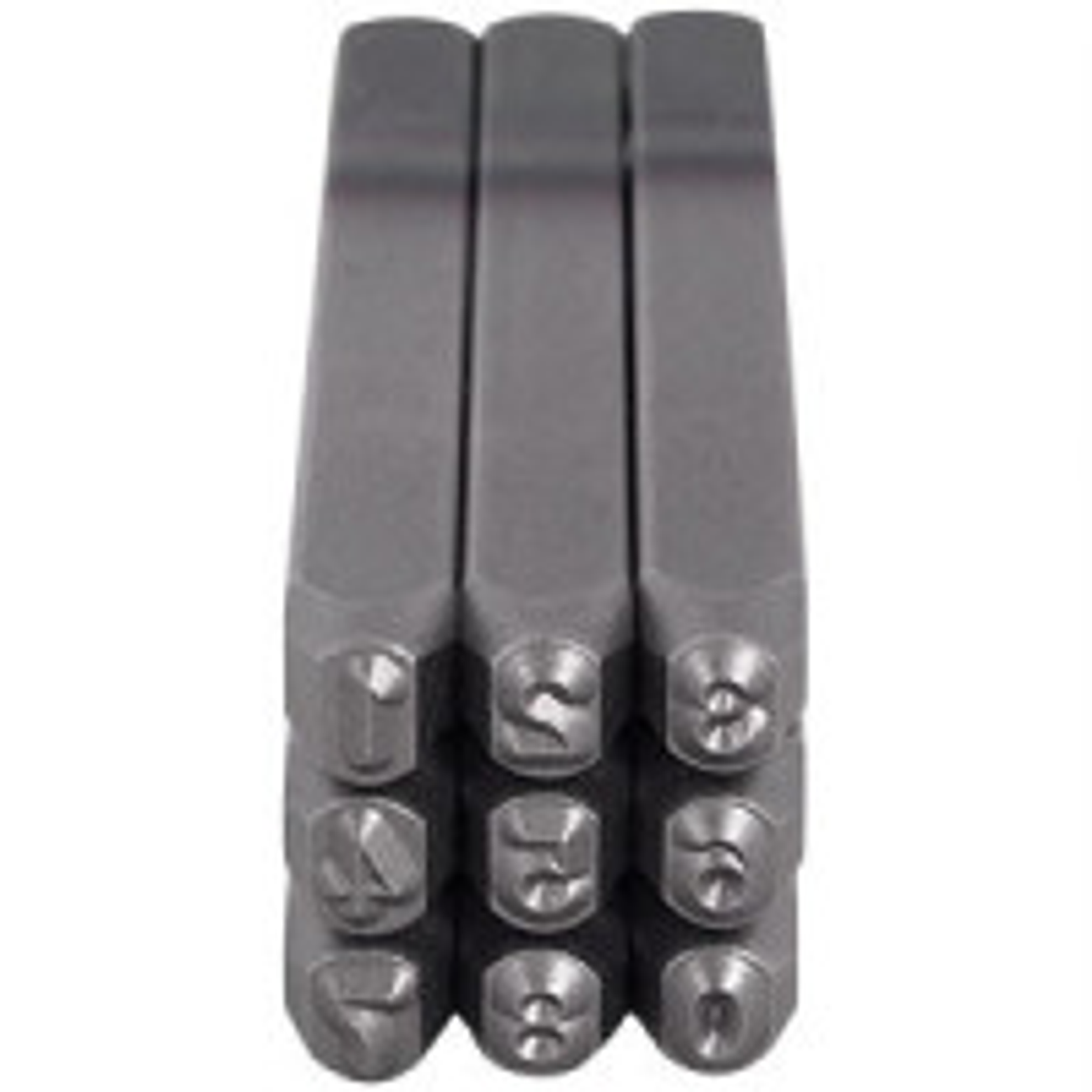 JUEGO DE NUMEROS DE GOLPE 3/16 1