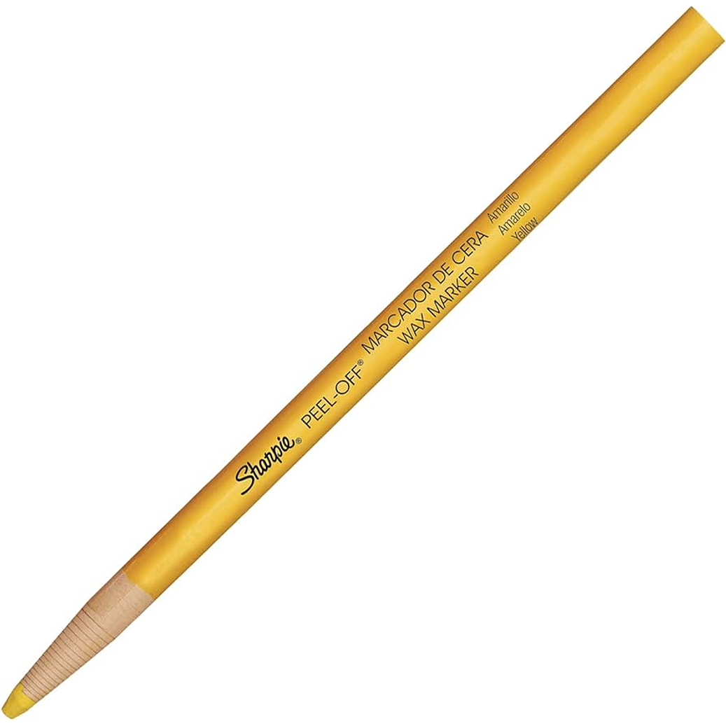 MARCADOR DE CERA COLOR AMARILLO 1