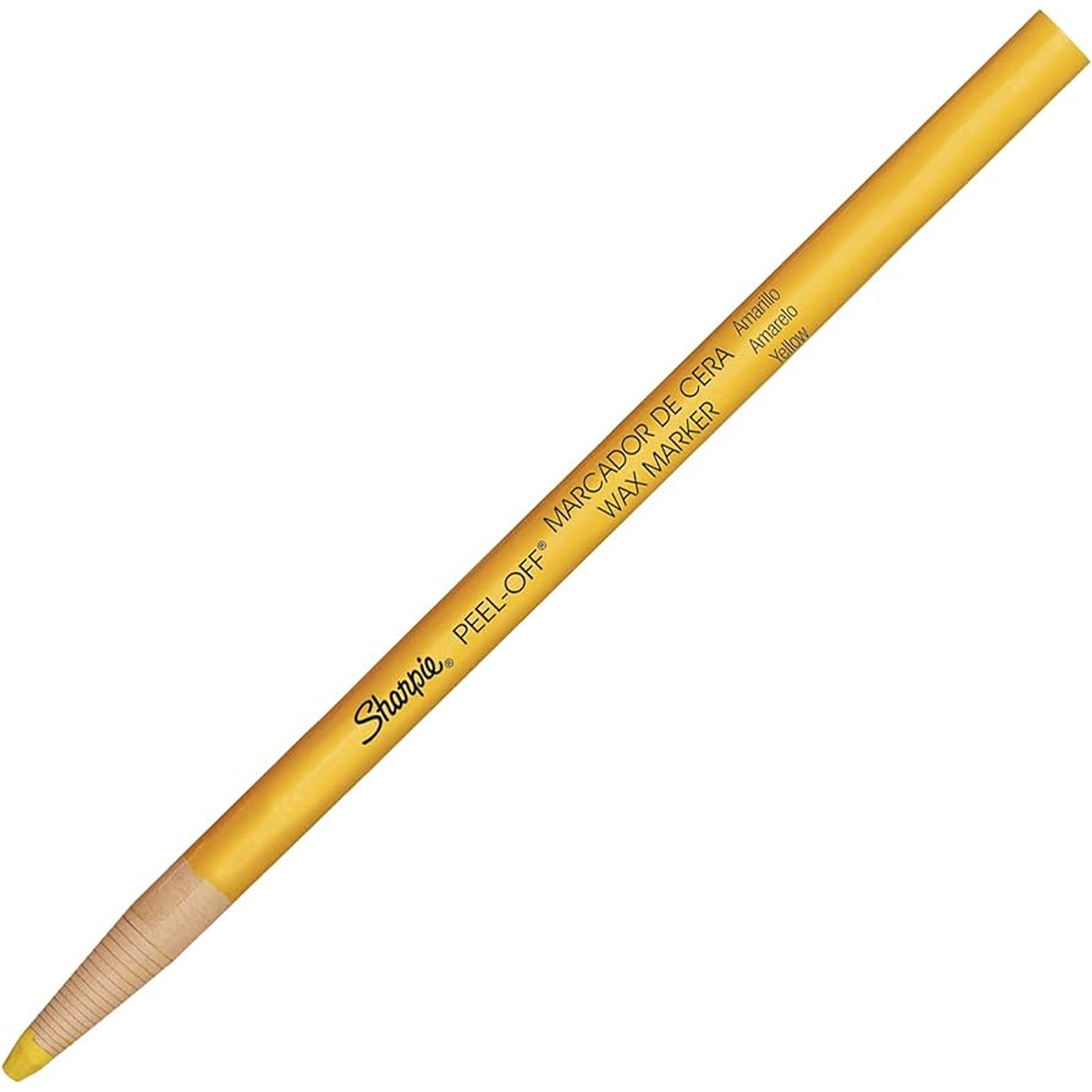 MARCADOR DE CERA COLOR AMARILLO 1