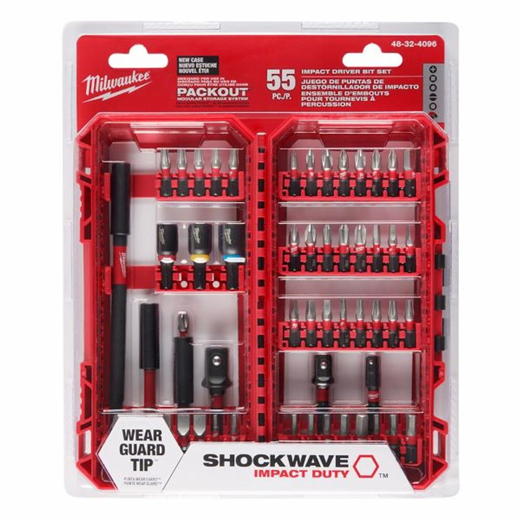 JUEGO DE BROCAS PARA DESTORNILLADOR SHOCKWAVE IMPACT DUTY DE 55 PIEZAS 1