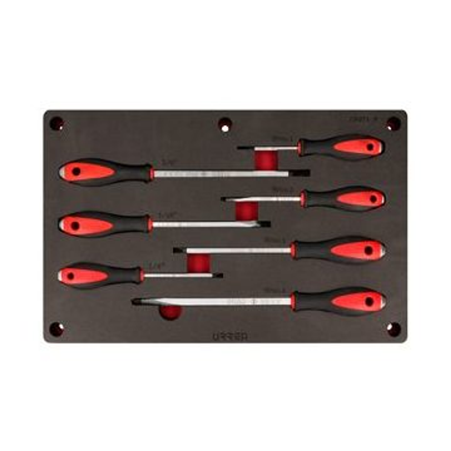 Juego de destornilladores con mango de golpe combinados, 7 piezas 1