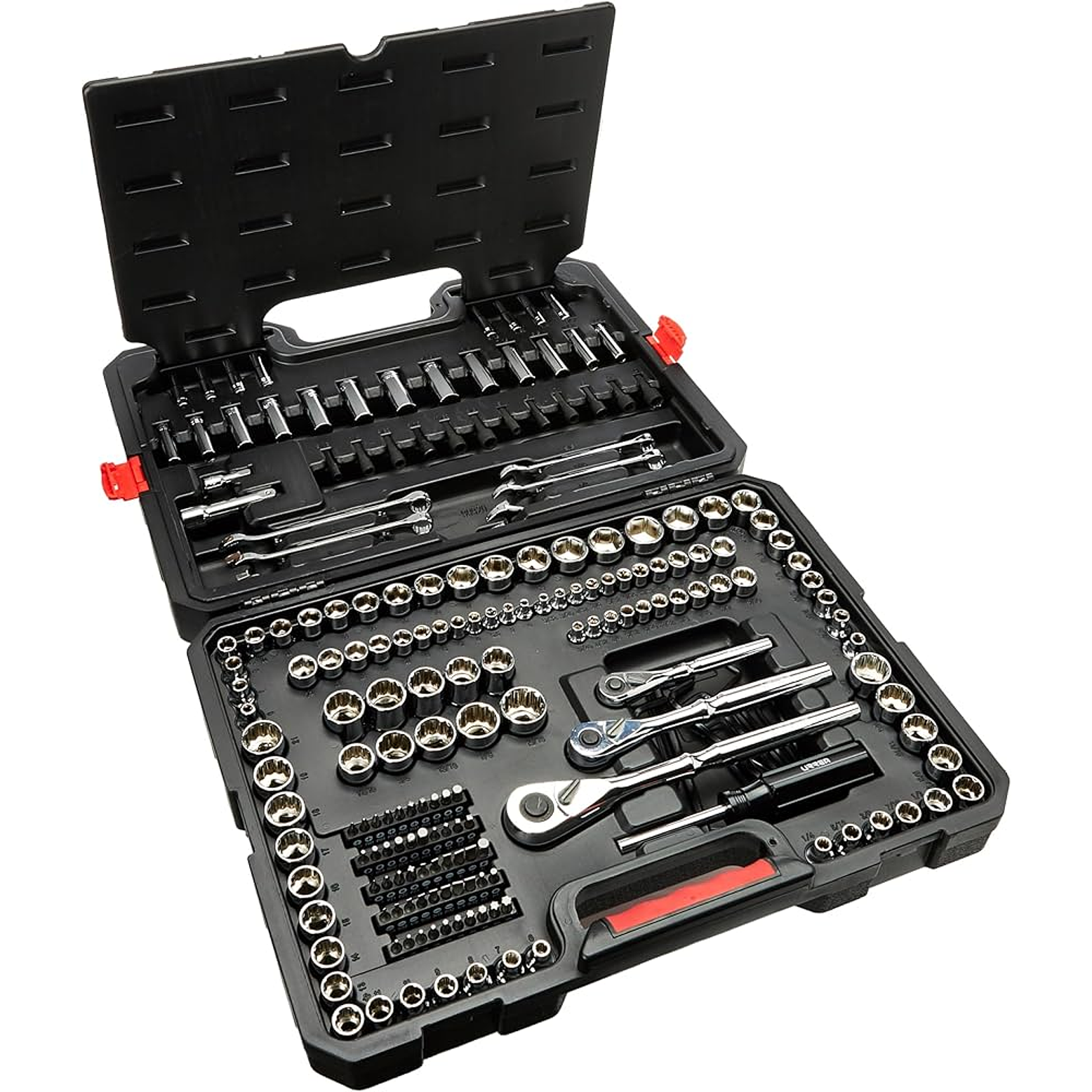 Juego combinado de herramienta para mecánico con maletín plástico, 230 piezas 1