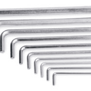 JUEGO DE LLAVES HEXAGONALES 20 PIEZAS