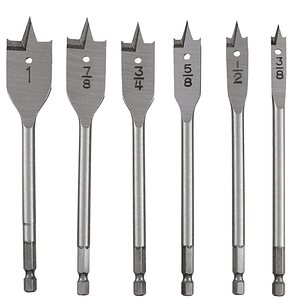 JUEGO DE BROCAS PARA MADERA 3/8 X 1