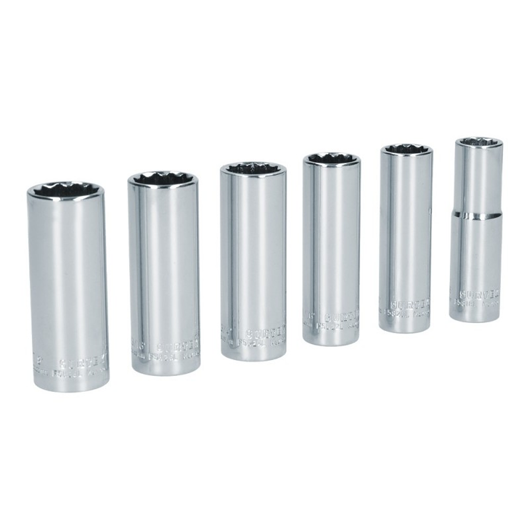 Juego de dados largos cuadro de 1/2