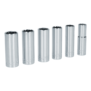 Juego de dados largos cuadro de 1/2