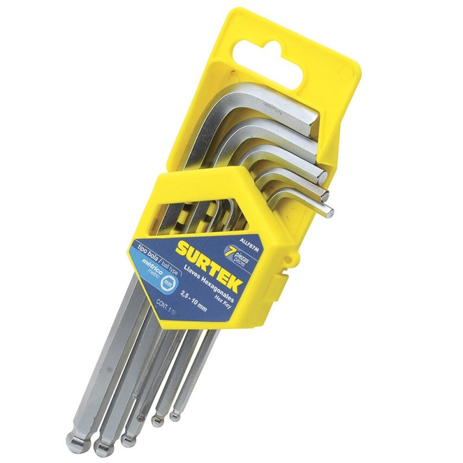 Juego de llaves hexagonales tipo 