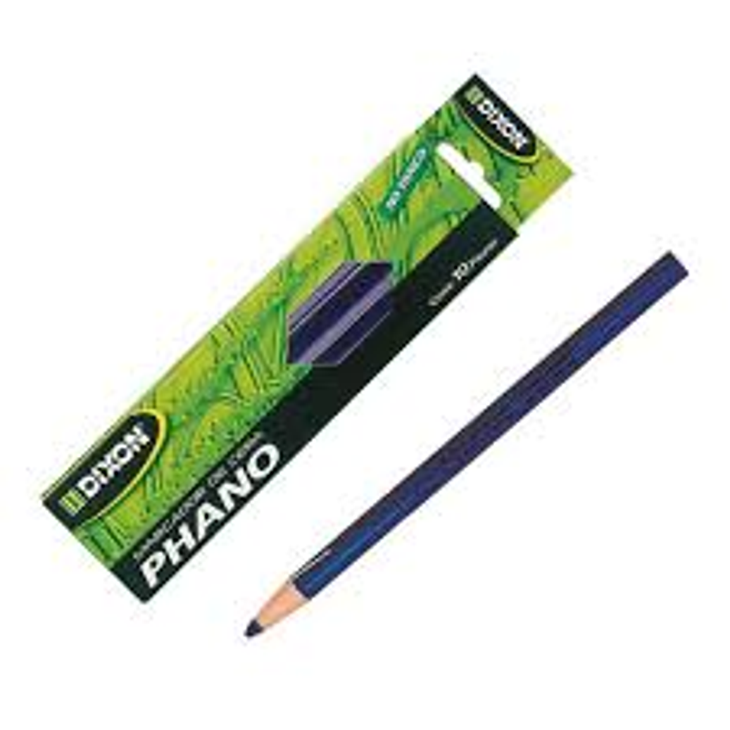 MARCADOR DE CERA TIPO LAPIZ AZUL DIXON 1