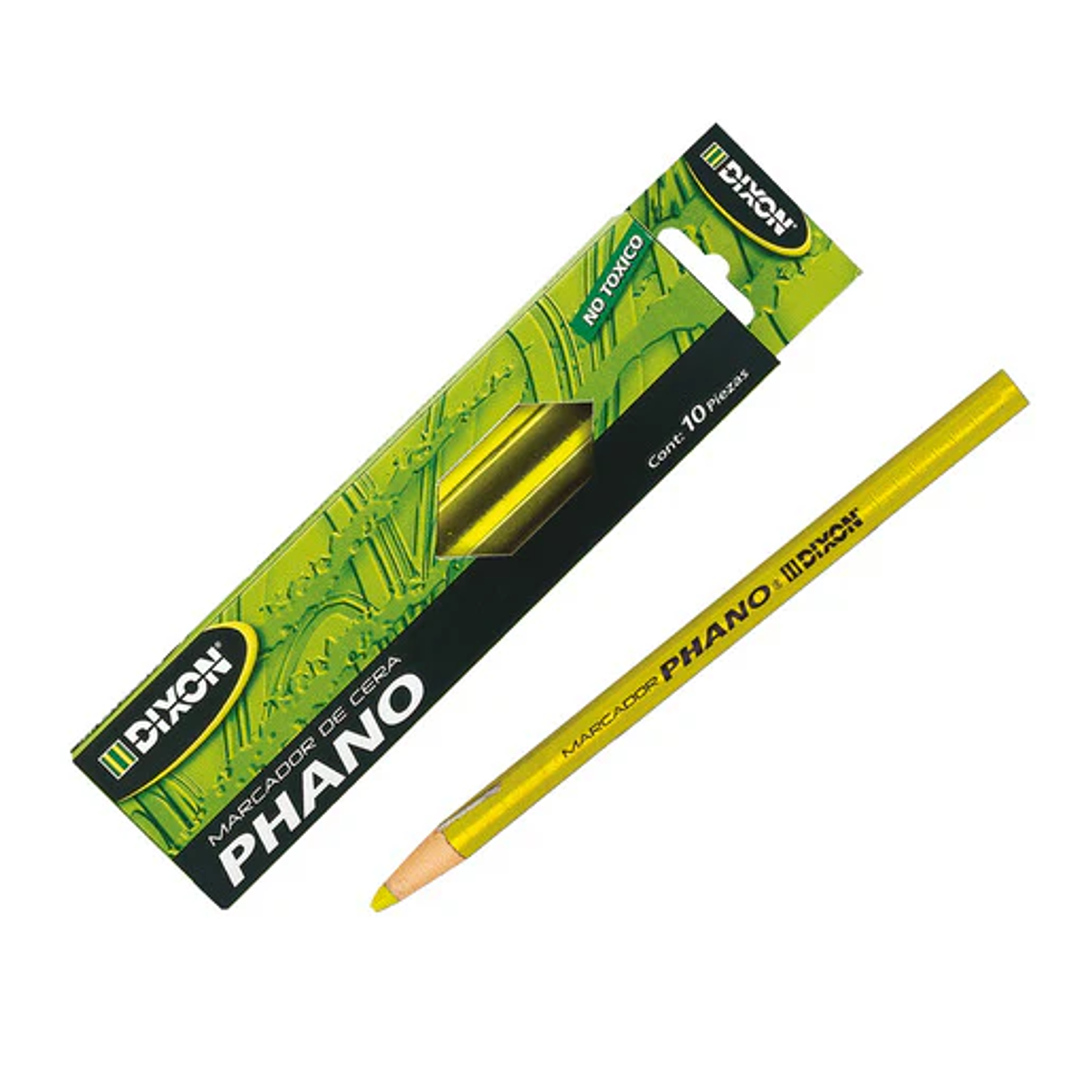 MARCADOR DE CERA TIPO LAPIZ DIXON AMARILLO  1