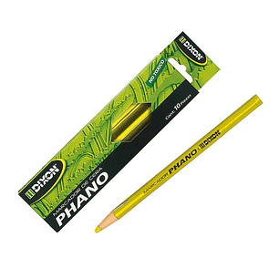 MARCADOR DE CERA TIPO LAPIZ DIXON AMARILLO 