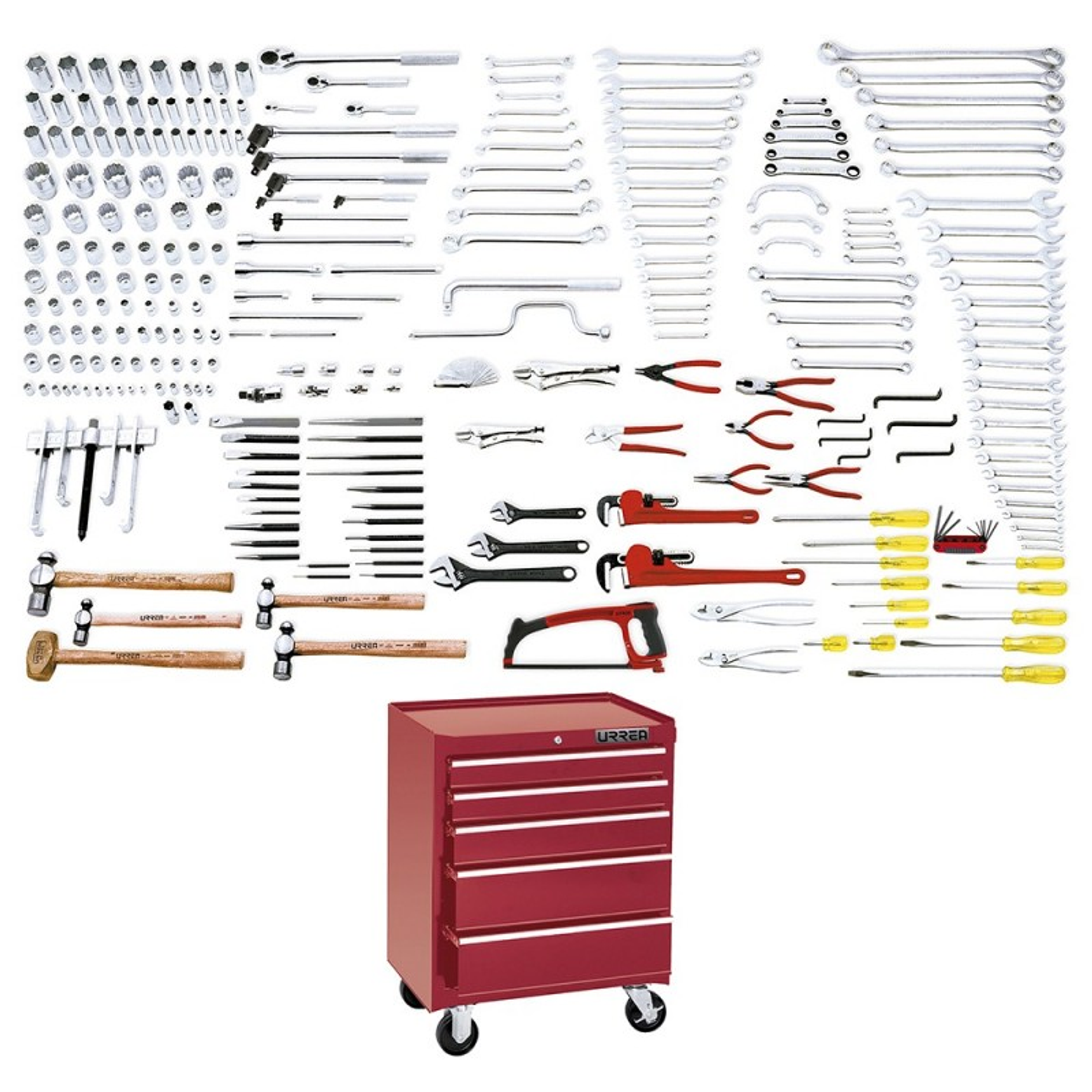 Juego maestro industrial en pulgadas 270 piezas, con gabinete EX27M5 1