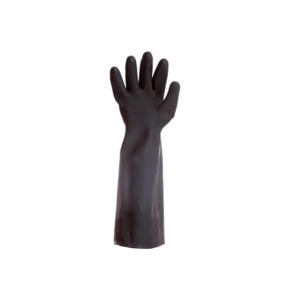 GUANTE DE HULE NEGRO 10 X 450 1