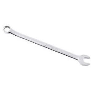 Llave combinada extra larga pulido espejo métrica, 12 puntas, 21 mm
